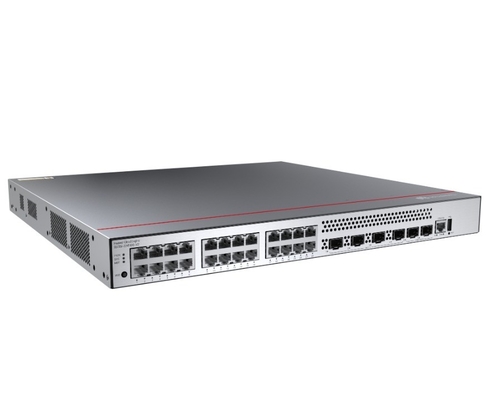 HW S5735I-S24T4XE-V2 con interruptor 24 x 10/100/1000 puertos BASE-T y una ranura extendida