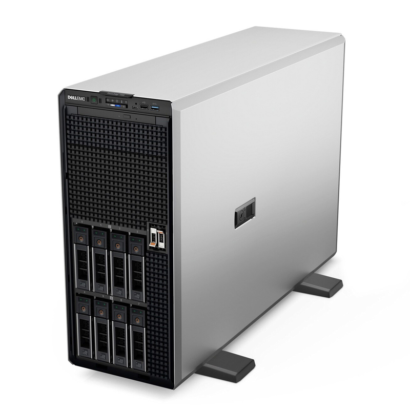 Potente servidor de torre T550 expandible con controlador RAID H345 y Intel Xeon de tercera generación